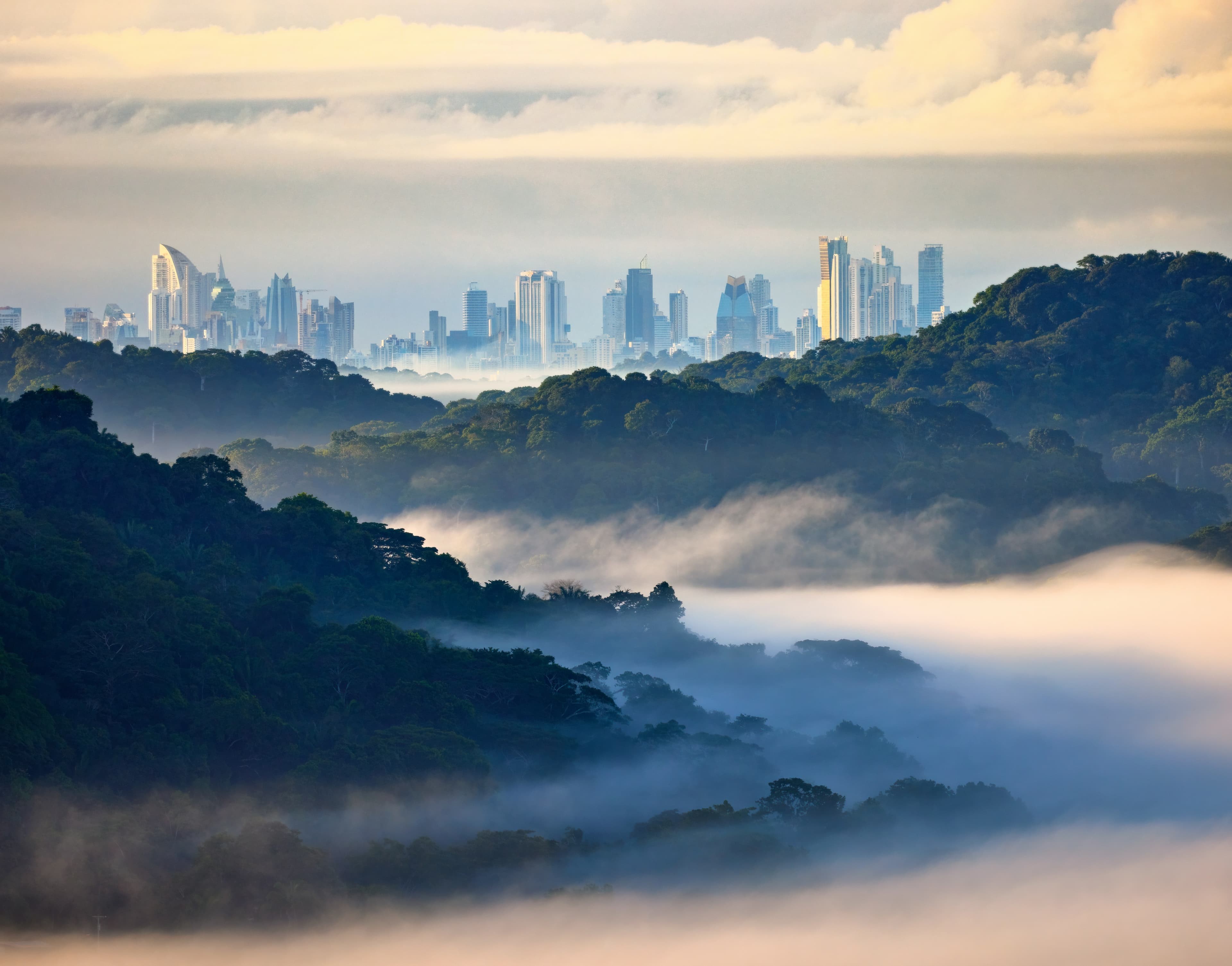 Stunning panoramic view of Panama featuring lush tropical landscapes